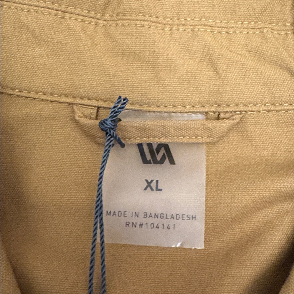 VRST Limitless Canvas Tan Zip-Up Jacket - Picture 2 of 2